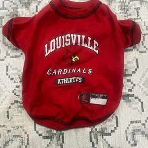 Pets First Louisville Cardinals Red Dog Jersey